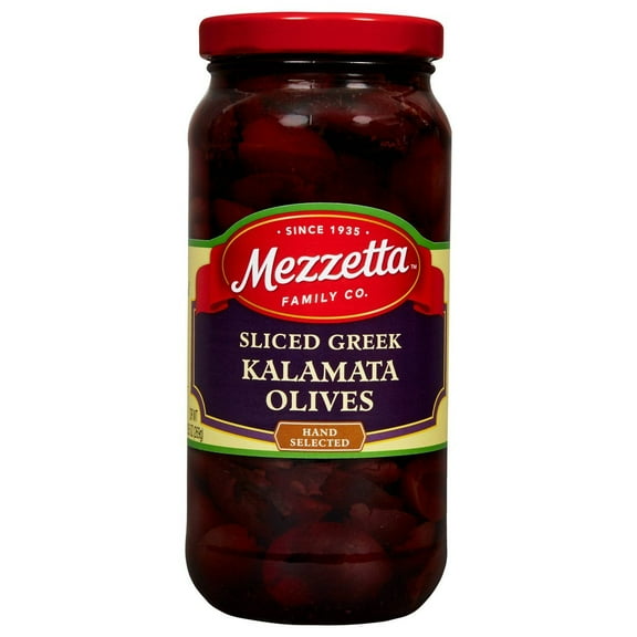 2 Pack - Mezzetta Sliced Greek Kalamata Olives - 9.5 oz Packaging may vary