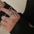 thumbnail image 1 of S925 Sterling Silver Retro Niche Design Ring For Women Does Not Fade, 1 of 4