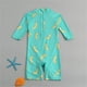 thumbnail image 4 of Odeerbi 6M-2Y Traje de Baño de Manga Larga Con Gorro de Baño Para Niñas Y Niños Traje de Baño de Entrenamiento de Surf de Una Pieza, 4 of 5