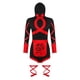 thumbnail image 1 of Disfraz de ninja para mujer, conjunto completo multiusos para fiestas temáticas, juego de rol. L, 1 of 8
