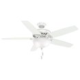 thumbnail image 1 of Hunter Fan Company 54022 Concentra Gallery 54 Inch Ceiling Fan w/ 1 Light, White, 1 of 4