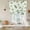 Green Black, variant on Green Olive Branches Balloon Curtains for Windows, Bedroom Curtains 54 Inch Length, Spring Pastoral Leaves Botanical Tie Up Curtains Panels Thermal Insulated Bathroom Curtains Window 42"x54"