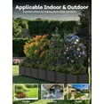 thumbnail image 4 of 7 PCS Raised Garden Bed with Trellis, Plastic Vertical Planter Box for Climbing Plants, Outdoor Privacy Screen for Patio, Balcony, Backyard - Sturdy & Lightweight, 4 of 7