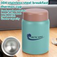 thumbnail image 4 of Arcticwind Simple 304 Vacuum Stainless Steel Insulated Cup,Leak Proof Portable Water Cup,Stainless Steel Vacuum Insulated Food Container,Student Gift Cup,9.47 OZ,Green, 4 of 7
