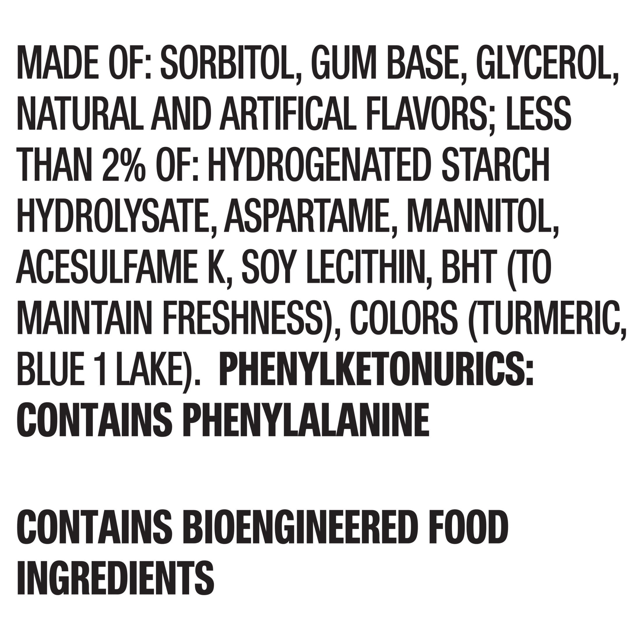 Extra Spearmint Sugar Free Chewing Gum - 15 Count 3 Pack (Pack of 6)