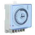thumbnail image 1 of Mechanical Timer Switch, Heat Resistance Flame Retardant Shell Quick Wiring Terminal 24 Hour Time Switch  for Heating and Cooling System, 1 of 7