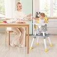 thumbnail image 2 of Infans 8-in-1 Baby High Chair w/ Double-layer Cushions Multifunctional Toddler, 2 of 7