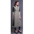 thumbnail image 3 of Bimba Rayon StraightStraight Kurti For Women LongKurtiDress Printed Indian Top, 3 of 6
