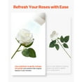 thumbnail image 4 of KFFKFF Synthetic Blooms, Set of 60 Lifelike White Foam Imitation Roses, White Counterfeit Bridal Shower with Stalks for Custom Wedding Bouquets, Household Centerpiece Designs, 4 of 9