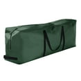 thumbnail image 4 of Sac de Rangement en Tissu Imperméable pour Arbre de Noël avec Sacs Extérieurs Durables Vert 165x38x76cm, 4 of 8