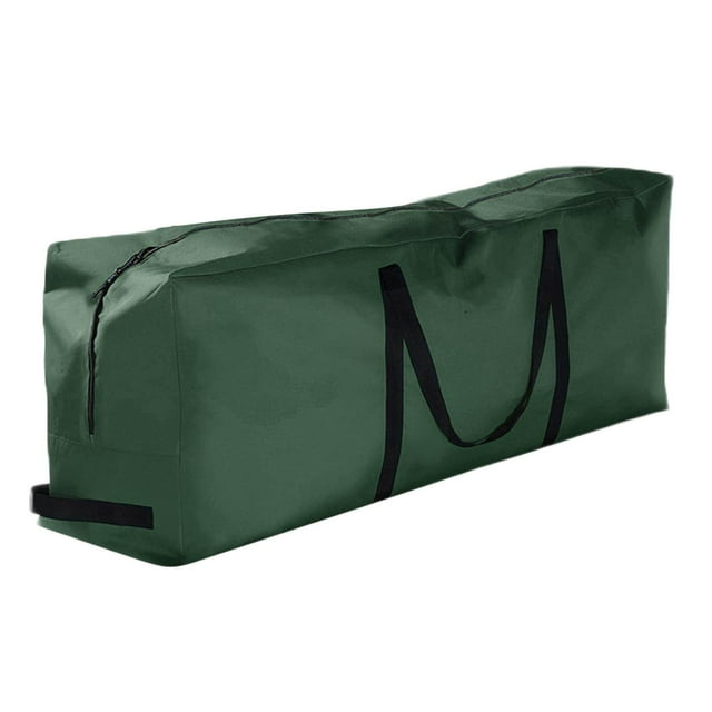 kurtrusly Sac de Rangement en Tissu Imperméable pour Arbre de Noël Extérieur Durable Conteneur de Rangement Imperméable Vert 165x38x76cm