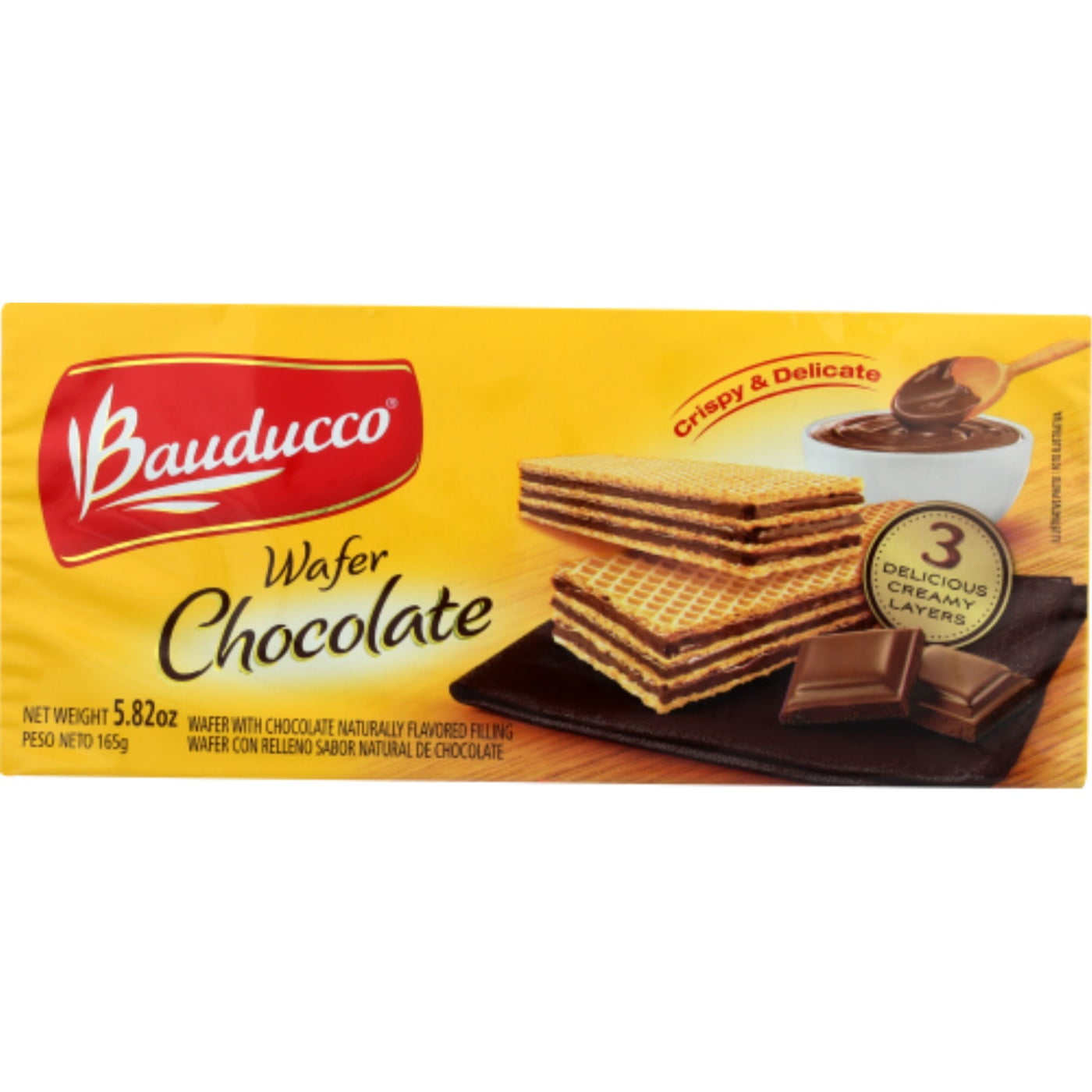 BAUDUCCO, COOKIE WAFER CHOC, 5.82 OZ, (Pack of 18)