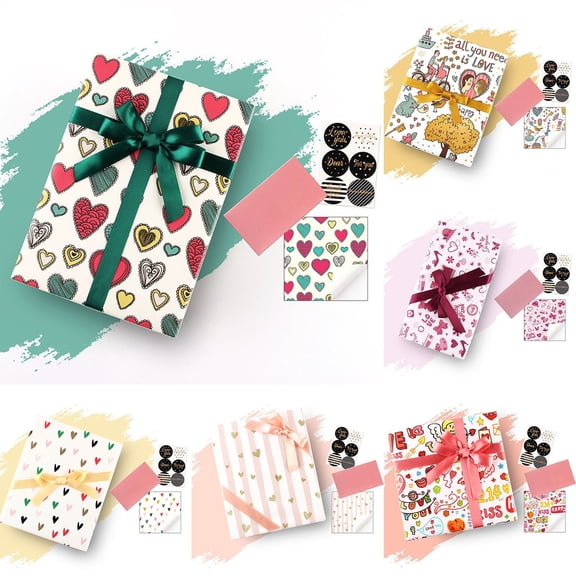 1Pc Packaging Paper Clearance! Nomeni Love Star Wrapping Paper Valentine'S Day Gift A, Home Decor Promotion Sale!