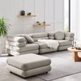 thumbnail image 2 of Jubilee 4-Piece Sectional Sofa in Almond, 2 of 10