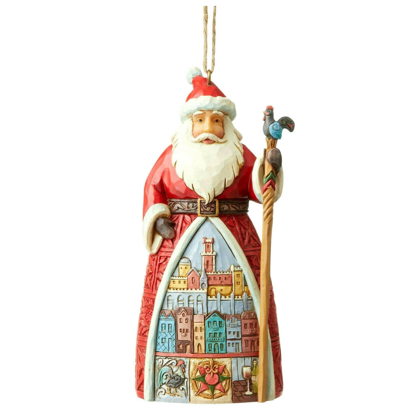 Details about   Jim Shore Wendell August Heartwood Creek Santa Holiday Ornament Aluminum **NEW** 