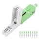 thumbnail image 1 of Conector Rápido, Equipo Pasivo De Rendimiento Estable Adaptador De Fibra óptica Con Pérdida De Inserción De 0,2 DB Para Cable De Conexión 2,0/3,0 O FTTH, 1 of 7