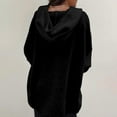thumbnail image 4 of GigrtiJin Oversized Sweatshirts for Women Loose Comfy Casual Long Sleeve Button Hooded Sweatshirt with Pocket, 4 of 6