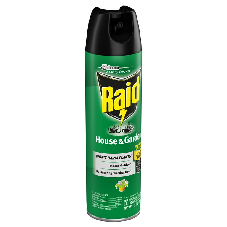 RAID 家と庭、飛ぶ昆虫 Raid Indoor Outdoor Flying Insect Killer 11 oz Contact Bug Spray