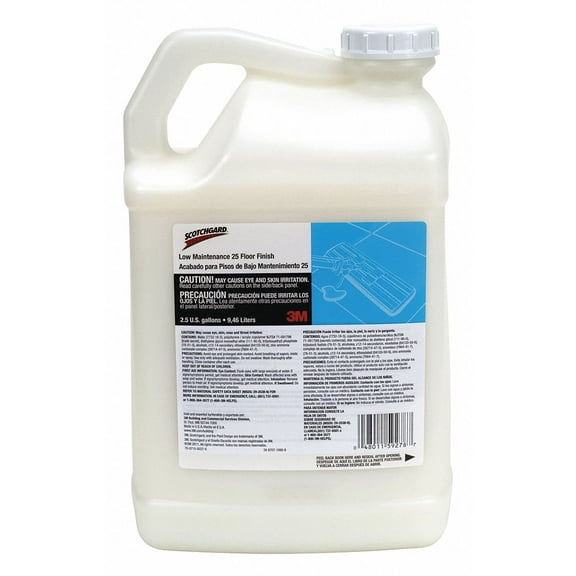 Scotchgard Low Maintenance Floor Finish, 2.5 Gallon, Case Of 2 Jugs