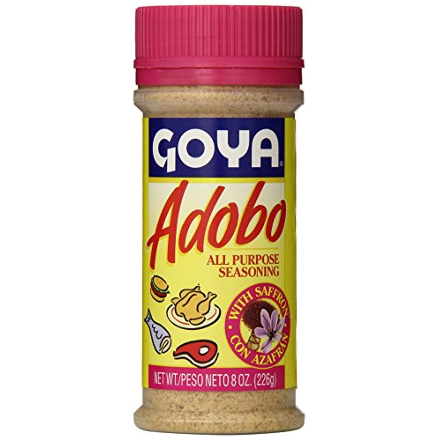 Goya Adobo With Saffron, 8 Ounce
