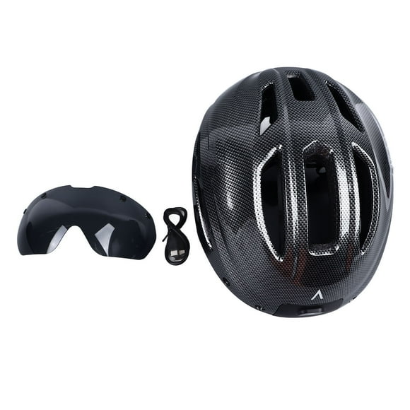 Helmet with Video Recorder, 1080P Waterproof High Resolution Smart Bike Helmet High Performance Secure Fix for Cycling