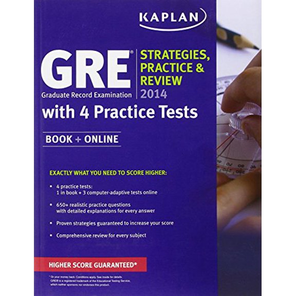 Pre-Owned Kaplan GRE® 2014 Strategies, Practice, and Review with 4 Practice Tests : Book + Online (Mixed media product)