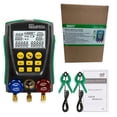 thumbnail image 1 of TFixol Digital Refrigerant Manifold Gauge for HVAC Systems with Dual Temperature Clamps, Precision Pressure and Vacuum Testing Tool for Air Conditioning Maintenance, 1 of 6