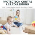 thumbnail image 3 of CHAO Pack de 12, Protectores de Esquinas de Mesa para Bebé - Protectores de Esquinas para Muebles de Seguridad Infantil para Escritorio, Cuna, Chimenea, Mesa, Esquinas y Bordes Suaves + Redondo Seguro, 3 of 5