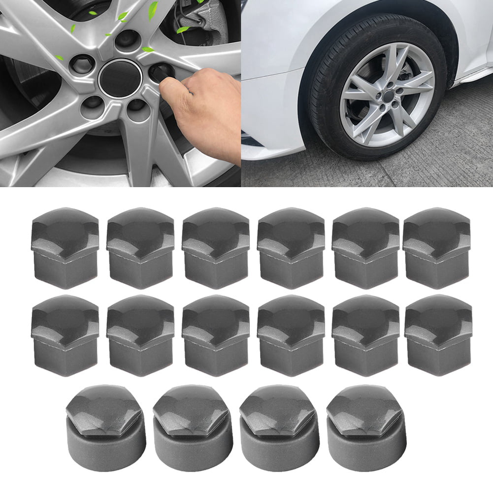20pcs Alloy Steel Bolt In Silver Car Wheel Tyre Valves Dust Cap for Car