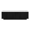 thumbnail image 4 of Evelyn&Zoe Reyes 48" Wide Rectangular Coffee Table with Faux Marble Top, Black Grain/Faux Marble, 4 of 8