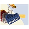thumbnail image 3 of Plata Metálica 7 Piezas Mini Teclado Electrónico de Mano Colgante Puede Tocar un Piano Pequeño, 3 of 5