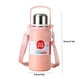 thumbnail image 3 of Botella de Agua Portátil, Revestimiento de Acero Inoxidable 316, Aislamiento Extralargo, Termo para Bebidas Frías y Calientes, Gran Capacidad de 600 Ml, Tapa de Presión Segura, para Uso En Exteriores, 3 of 6
