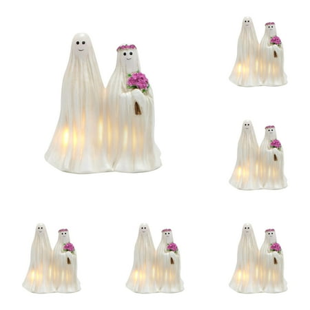 

halloween ghost decor kitchen ghosts halloween halloween decorations farmhouse Resin Bride And Groom Night Light Decoration For Home Yard *6PCS