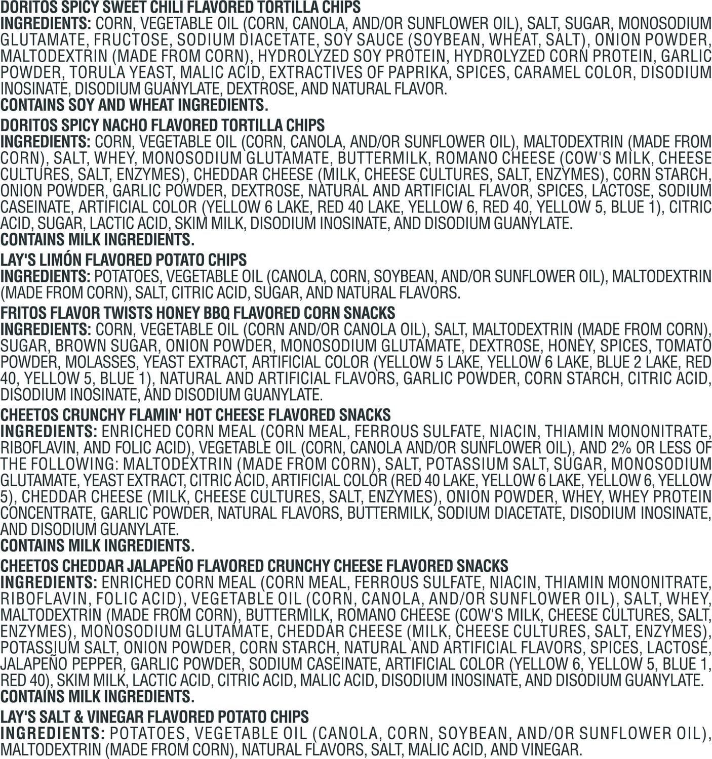 Frito-Lay Variety Pack, Bold Mix, 42 Count