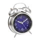 thumbnail image 5 of Reloj despertador analógico, silencioso, regalo que no hace tictac, reloj de escritorio para sala de estar, esfera luminosa para guardería, mesita de Azul, 5 of 8