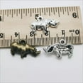 thumbnail image 4 of U8MO 8/20/60pcs Rhinoceros Antique Silver Charms Pendants for Jewelry Making 13*20mm-Antique silver-8pcs, 4 of 7