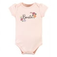 thumbnail image 3 of Hudson Baby Infant Girl Cotton Bodysuit and Pant Set, Bonita Short Sleeve, 12-18 Months, 3 of 5