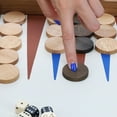 thumbnail image 3 of WE Games Luxury Wood Backgammon Set - 19 inches - Handcrafted in Greece, 3 of 6