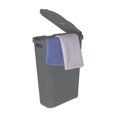 thumbnail image 1 of Superio Laundry Hamper Palm Luxe Collection 1.15 Bushel (Gray), 1 of 1