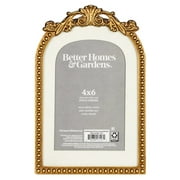 Better Homes & Gardens 4x6 Primrose Tabletop Picture Frame, Gold