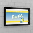 thumbnail image 3 of Indiana Pacers Hardwood Classics Ready-To-Hang Black Framed Wall Mirror, 3 of 4