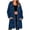 Navy, variant on Tqcoqu Women's Waterproof Windproof Hooded Full Zip Long Length Rain Jacket with Pockets,Army Green Women's S-XXL