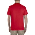 thumbnail image 2 of Alstyle 1305 Men's Cotton Pocket T-Shirt Red S, 2 of 6