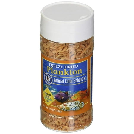 ASF71205 Freeze Dried Plankton for Fresh and Saltwater Fish, 14gm, Freeze dried brine plankton is designed for fresh and saltwater fish By San Francisco Bay