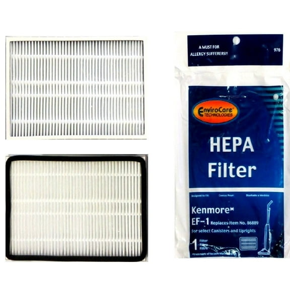 Envirocare Replacement Filter for Compatible with Kenmore HEPA Filters #86889 - EF1 3 pk