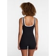 thumbnail image 3 of No Boundaries Seamless Trimmed Romper, Women's XS-XXXL, 3 of 5