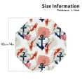 thumbnail image 2 of Gaeub Koi Fish And Corals Print 4 Pcs Leather Coasters for Drinks ,Drink Coasters Sets,Drink Table Cup Coasters for Living Room Kitchen Coffee Decor-Octagon, 2 of 6