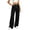 Black, variant on HomeDM Women's Sweatpants with Pockets Drawstring Wide Leg Gray Athletic Lounge Pants Size L
