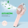 thumbnail image 2 of Ventilador nebulizador portátil MORECORE, recargable, rosa, 2 of 6