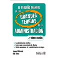 thumbnail image 1 of EL PEQUEÑO MANUAL DE LAS GRANDES TEORIAS DE LA ADMINISTRACION EDITORIAL TRILLAS SA DE CV JAMES MCGRATH, 1 of 1